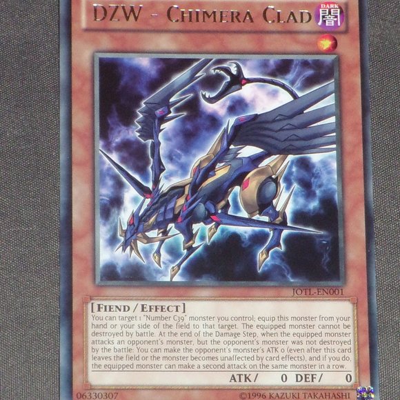 YU-GI-OH! DZW - Chimera Clad - JOTL-EN001 - Unlimited Edition - Rare - Picture 1 of 10